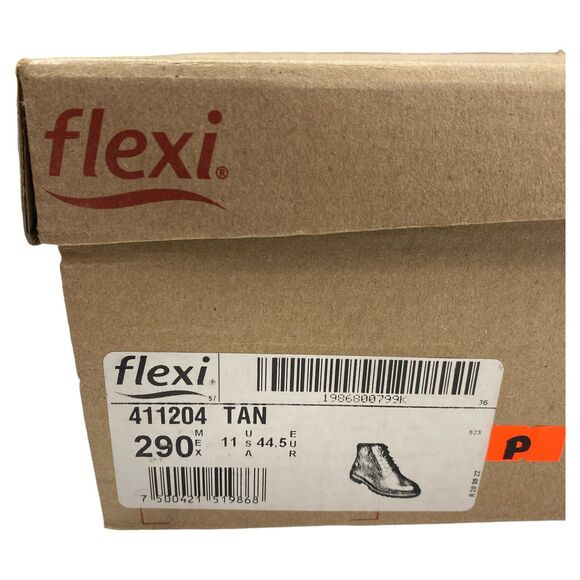 Zapatos Flexi Botas Para Hombre Hecho en Mexico Estilo 411204 Tan Size 11 US main image 4